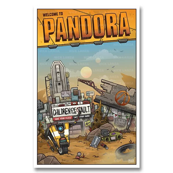 Borderlands: Welcome to Pandora — The Art of Nick Lanza